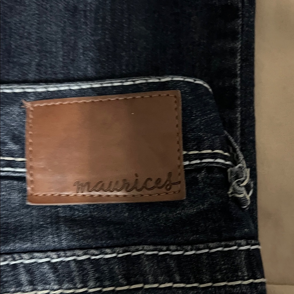 Maurices Dark Blue Boot Cut Jeans - Picture 8 of 10